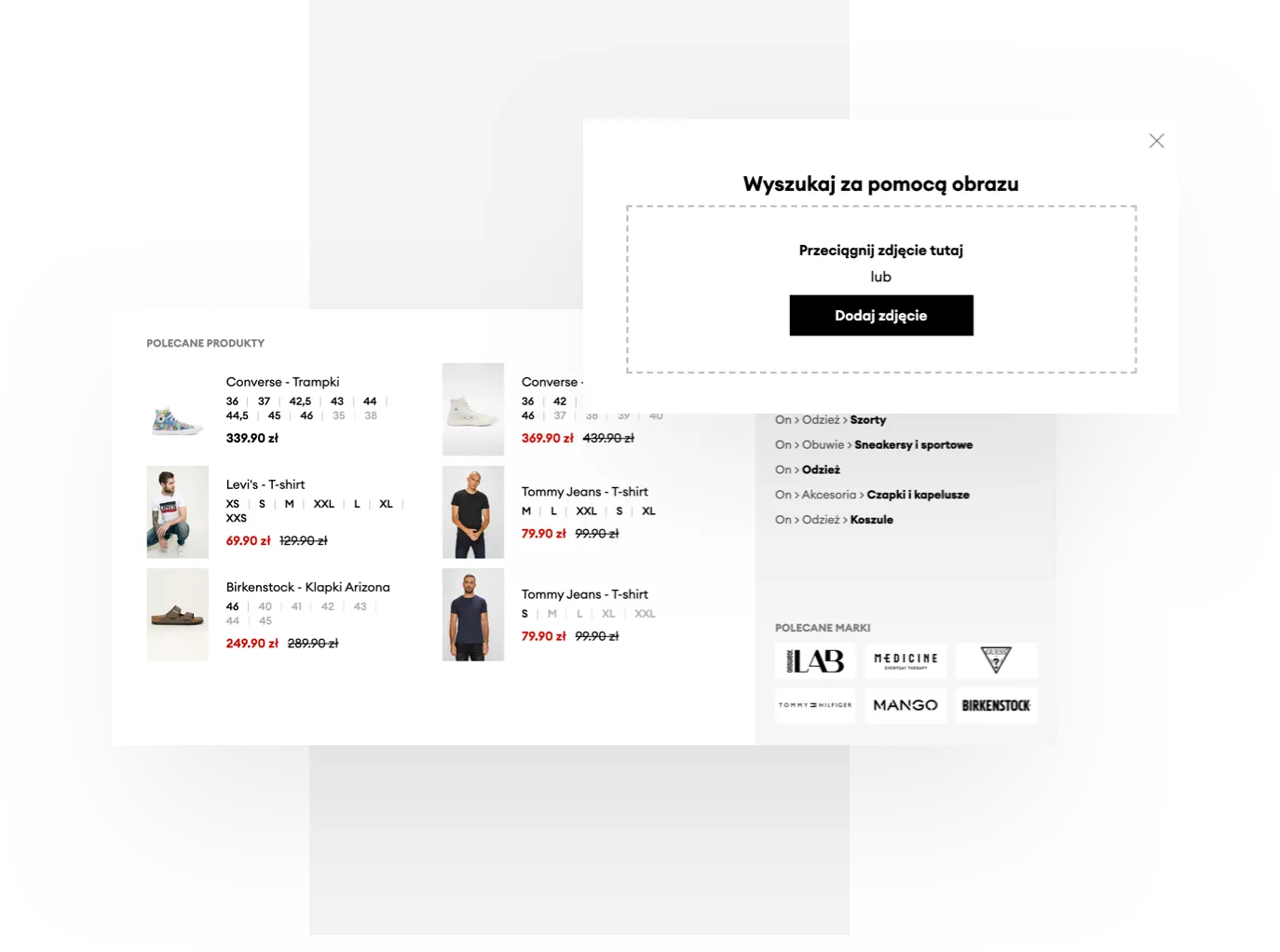 search engine feature – answear.com