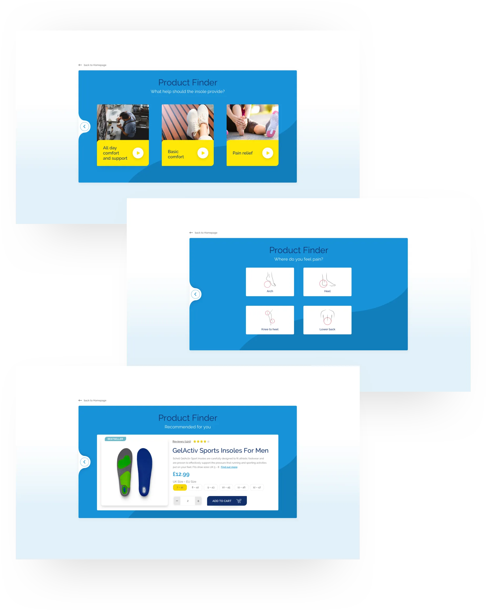 insole finder at Scholl website 